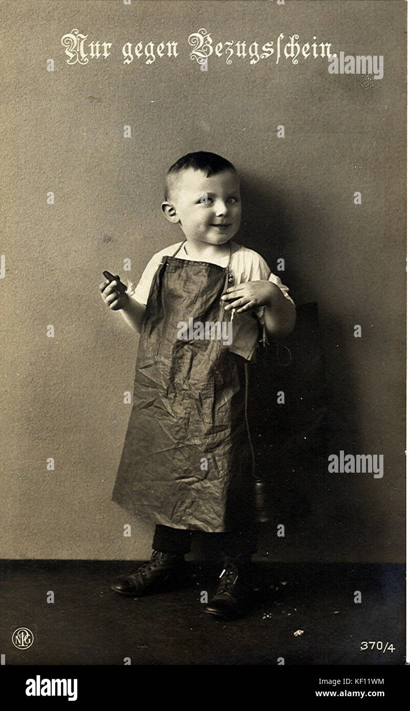 Nur gegen Bezugsschein 1. Stockfoto