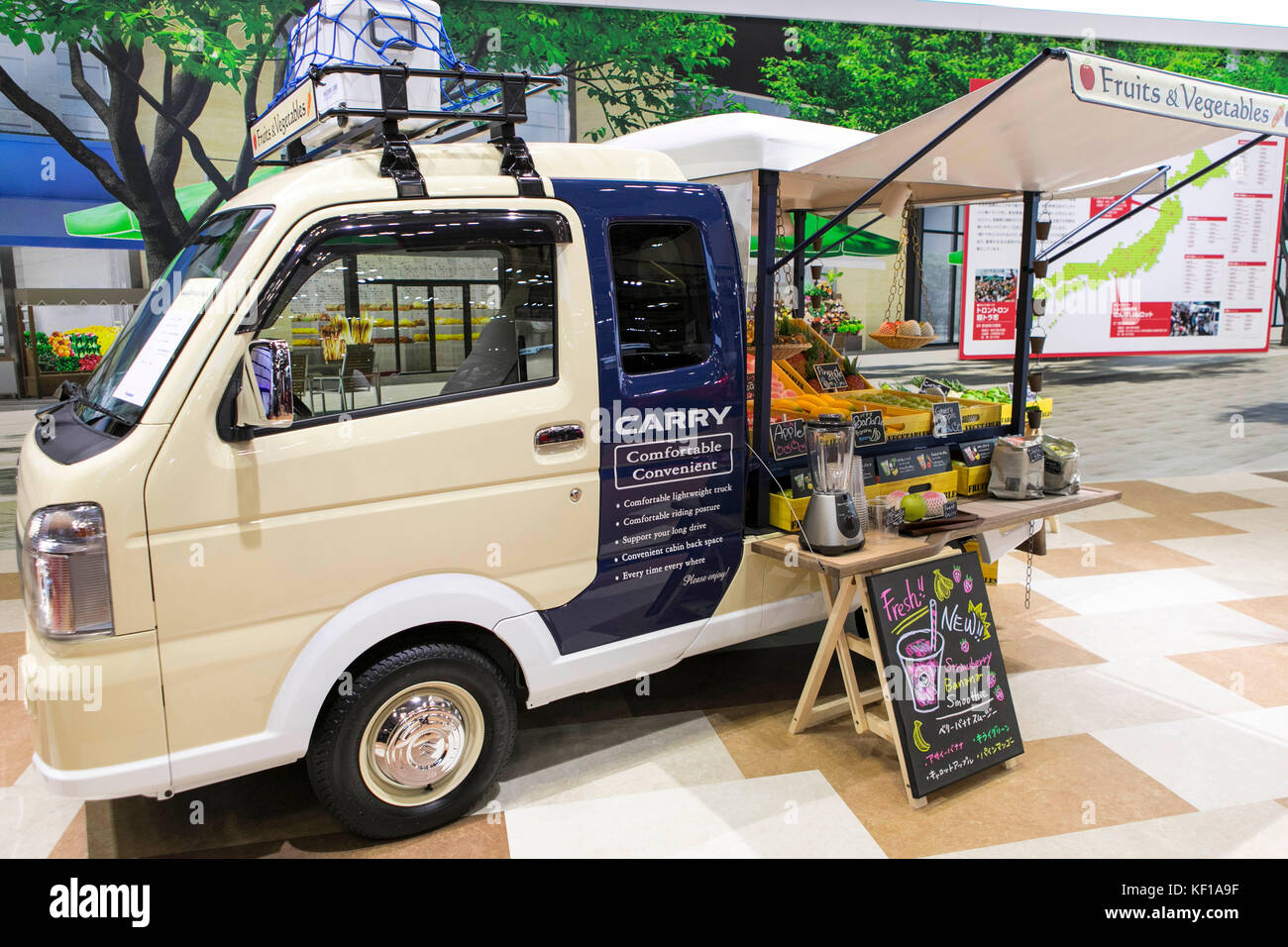 Suzuki den neuen Mini Komfort Lkw präsentiert auf der 45. Tokyo Motor Show: yuichiro Tashiro/alamy leben Nachrichten Stockfoto