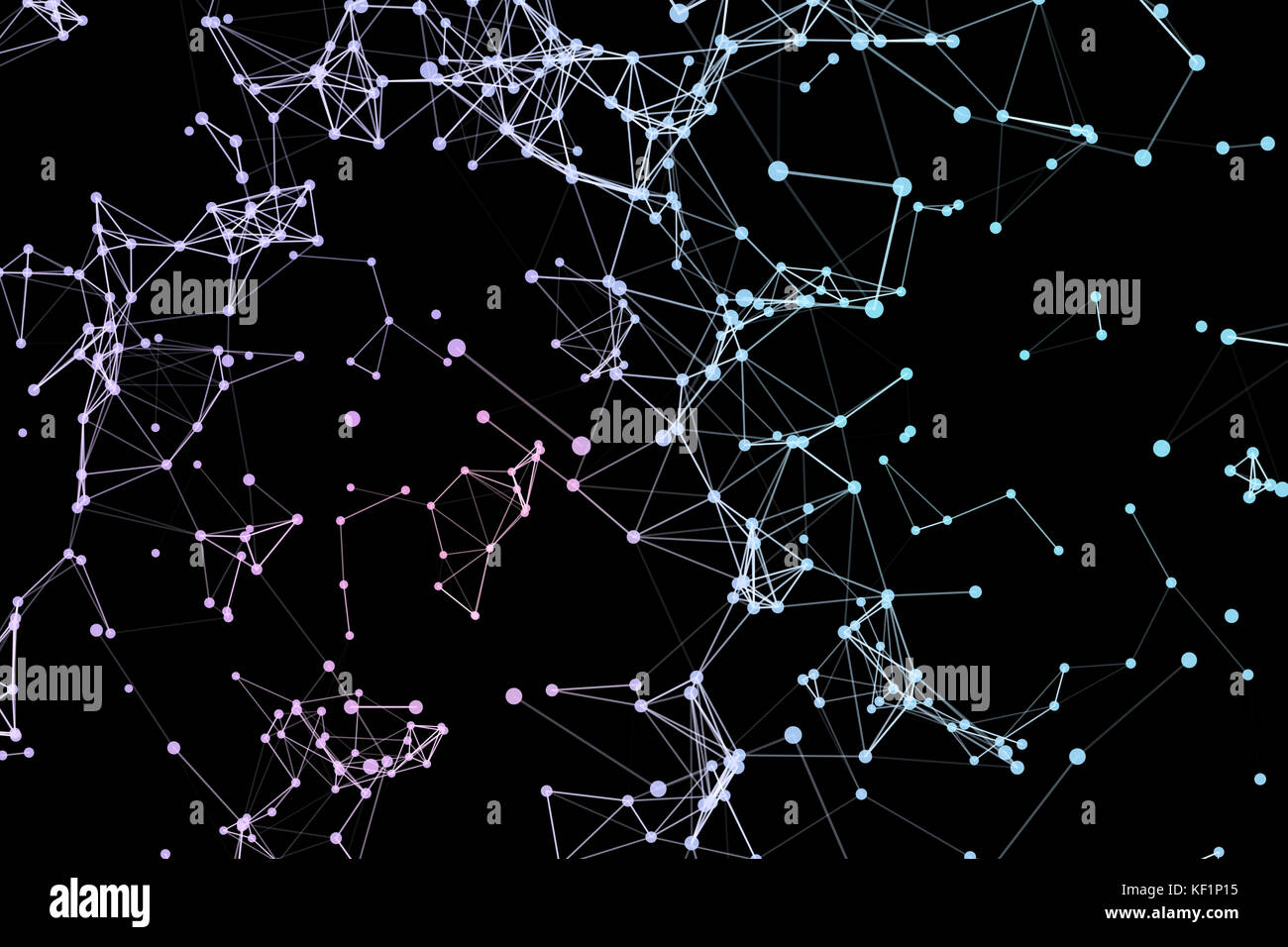 Abstrakte Netzwerk Datenverbindung Stockfoto