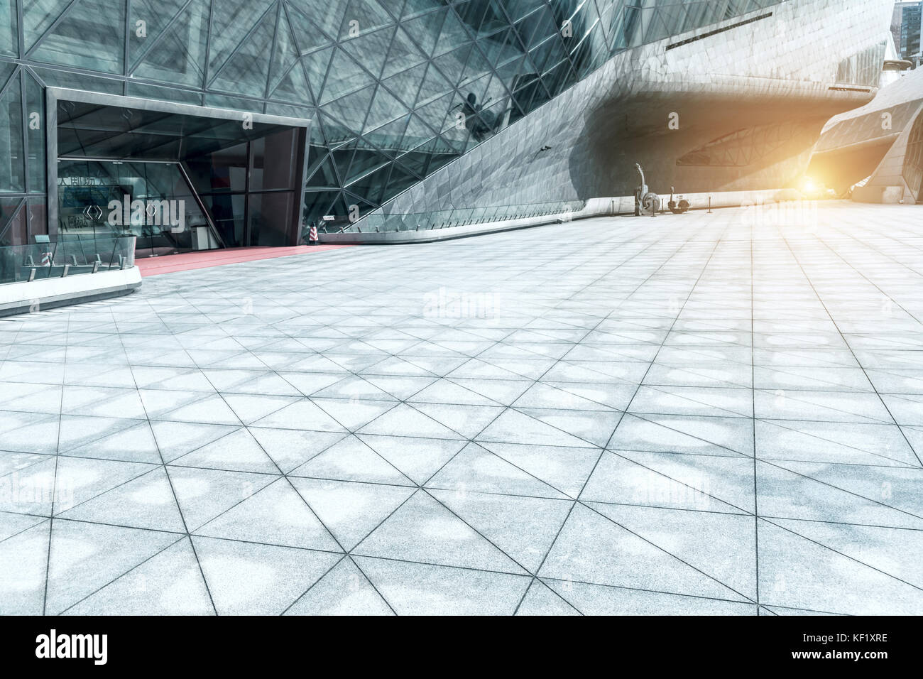 Guangzhou Grand Theatre Plaza Stockfoto