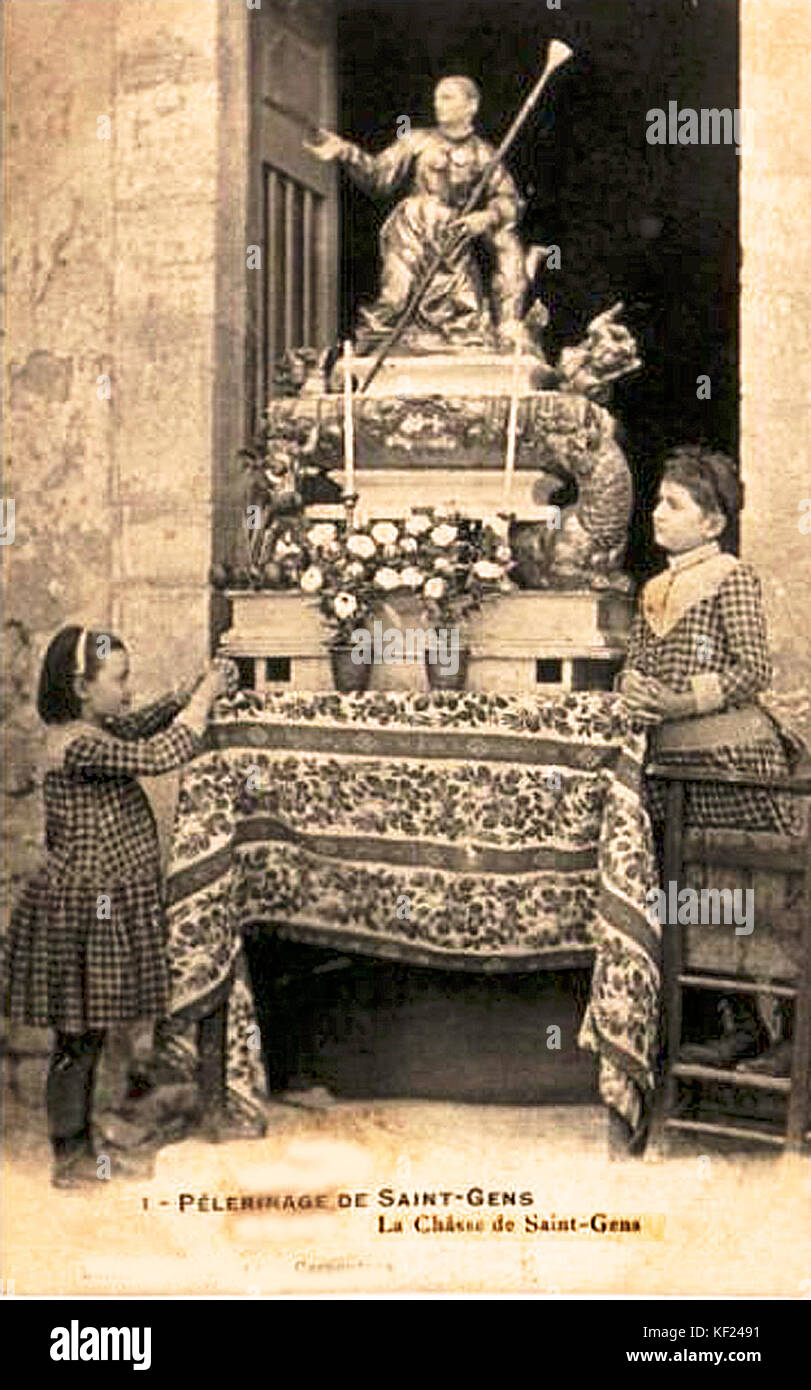 Le Beaucet Heiligen Gens chasse du Bernus Stockfoto