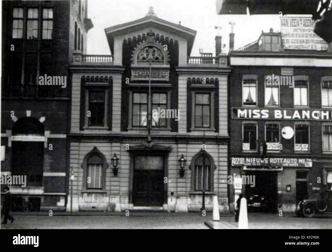 Hoofdgebouw Academie van Beeldende Kunsten en Technische Wetenschappen, 1920 30. Stockfoto