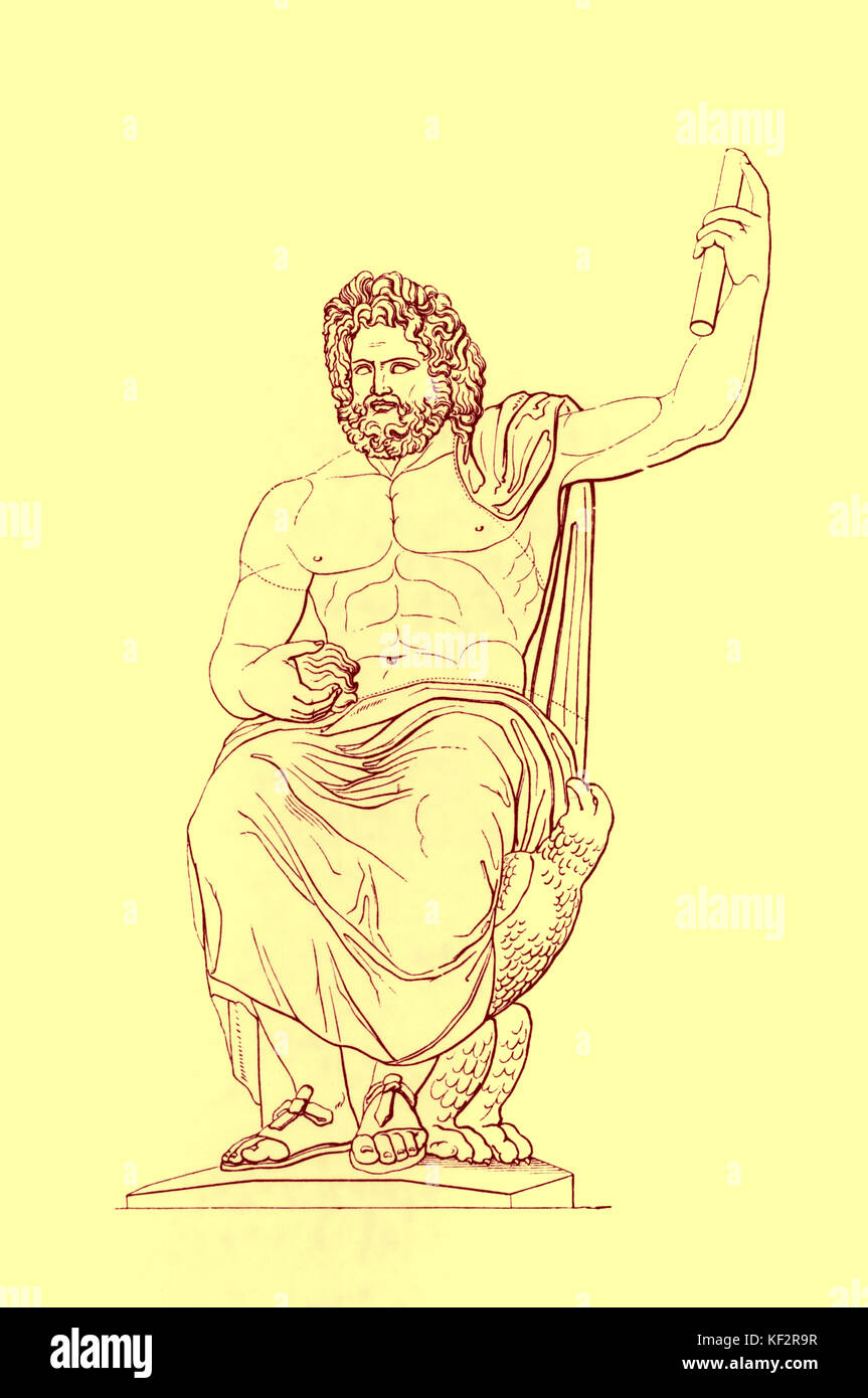 Jupiter (Zeus/Jupiter) griechisch/römischen Gott Stockfoto