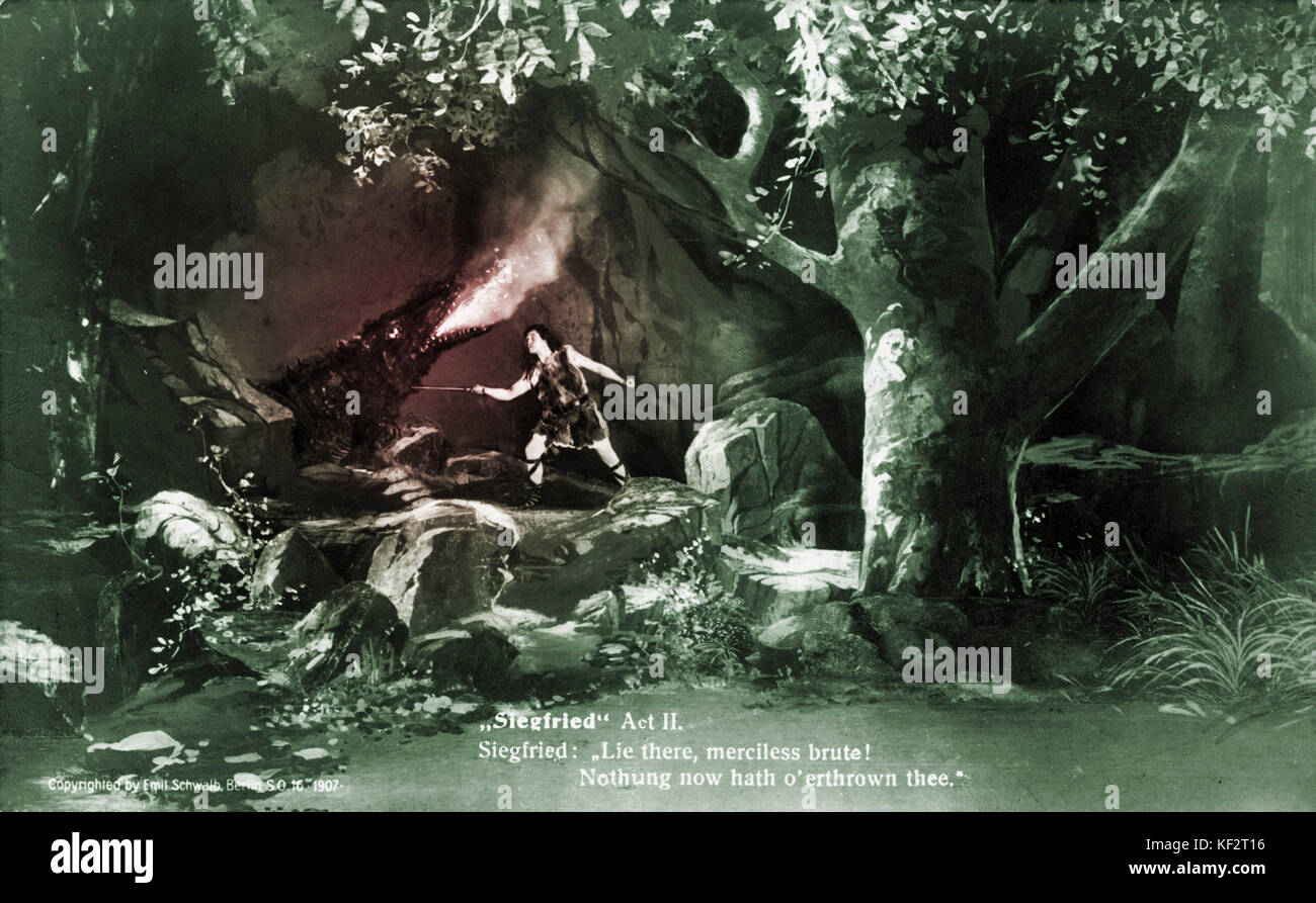 Siegfried And The Dragon Stockfotos & Siegfried And The Dragon Bilder