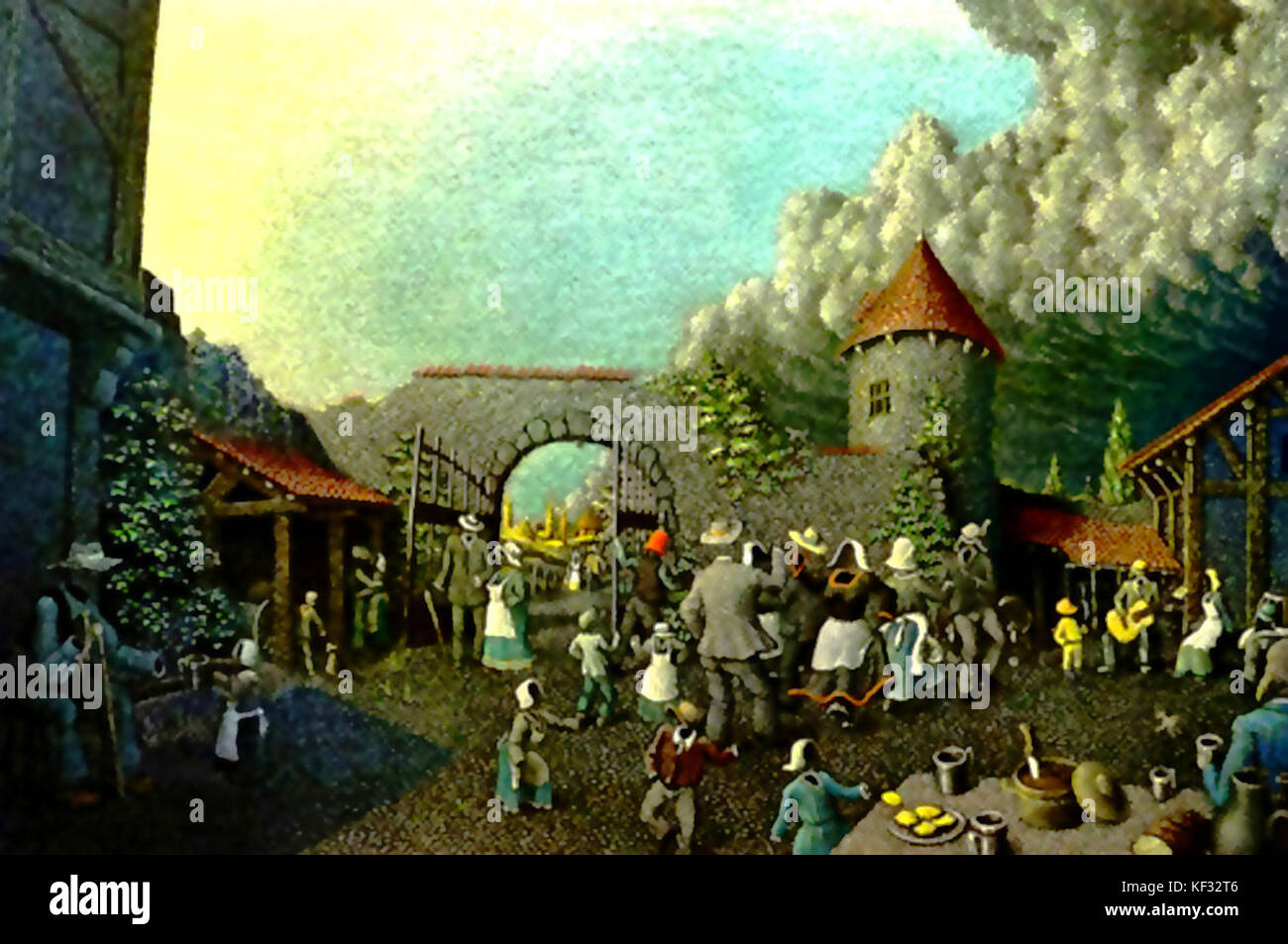 Saltarello Italiana Stockfoto