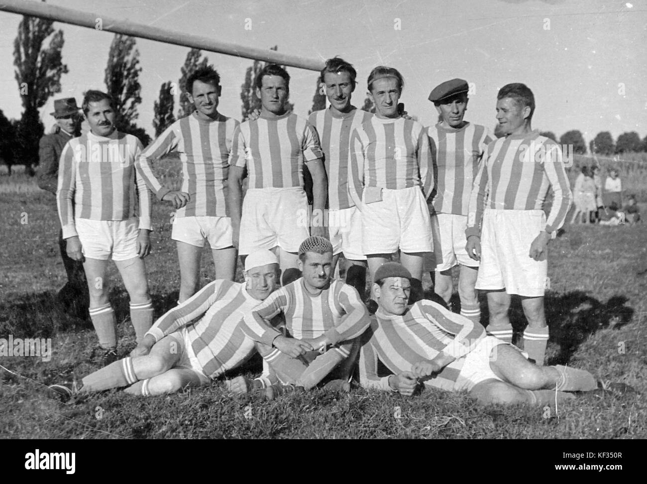 Fußball-Team 3511 Stockfoto