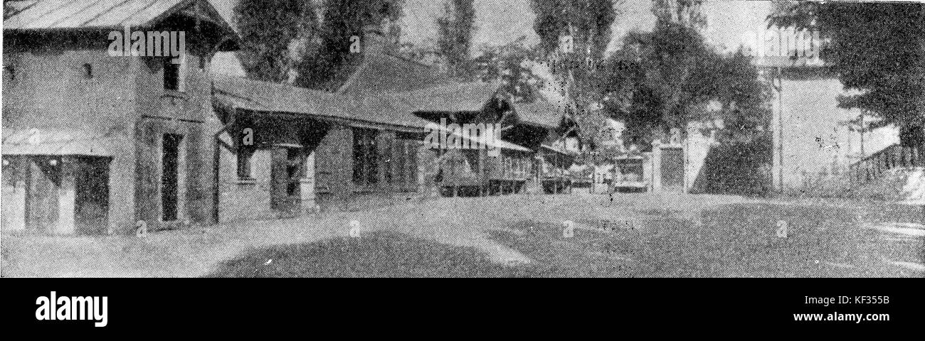 Sofia Zoo ca. 1890 Stockfoto