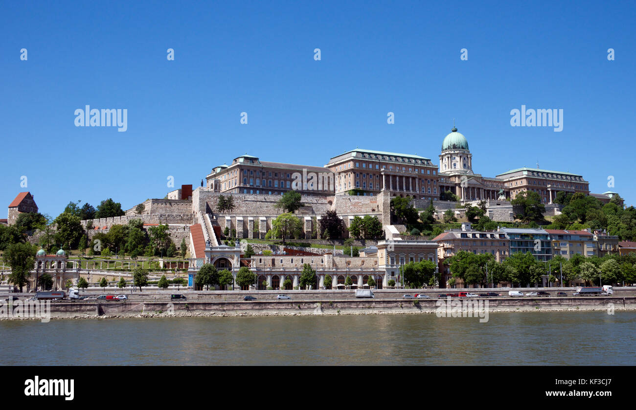 Royal Palace und Nationale Ungarische Galerie Buda Budapest Ungarn Stockfoto