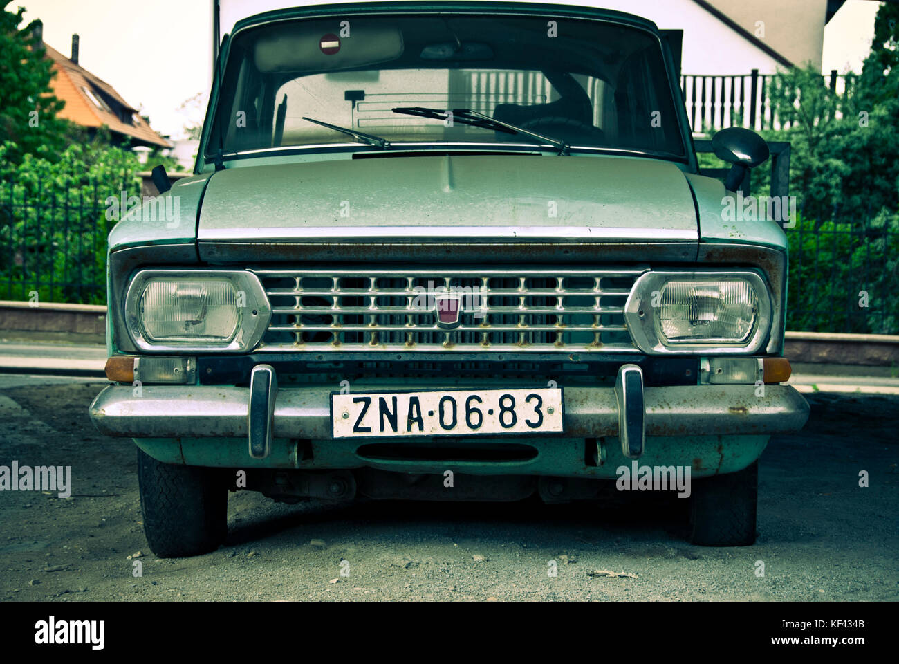 Moskwitch 412, kleine Familie Auto in der Sowjetunion von 1967 bis 1982 hergestellt Stockfoto