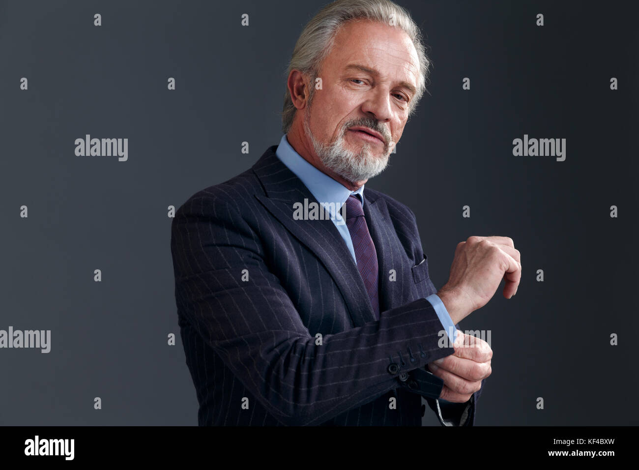 Maßgebliche business ältere Männer Stockfoto