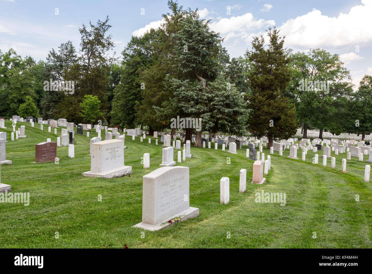 Arlington National Cemetery, Arlington, Virginia, USA. Für die redaktionelle Verwendung. Stockfoto