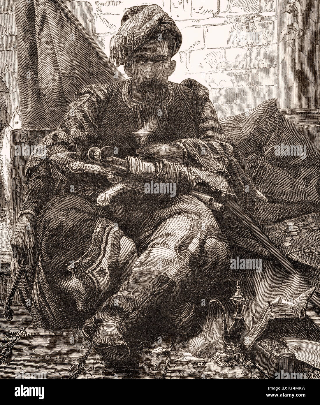 George Castriot oder Skanderbeg, 1405 - 1468, einen albanischen Adeliger und militärischer Befehlshaber Stockfoto