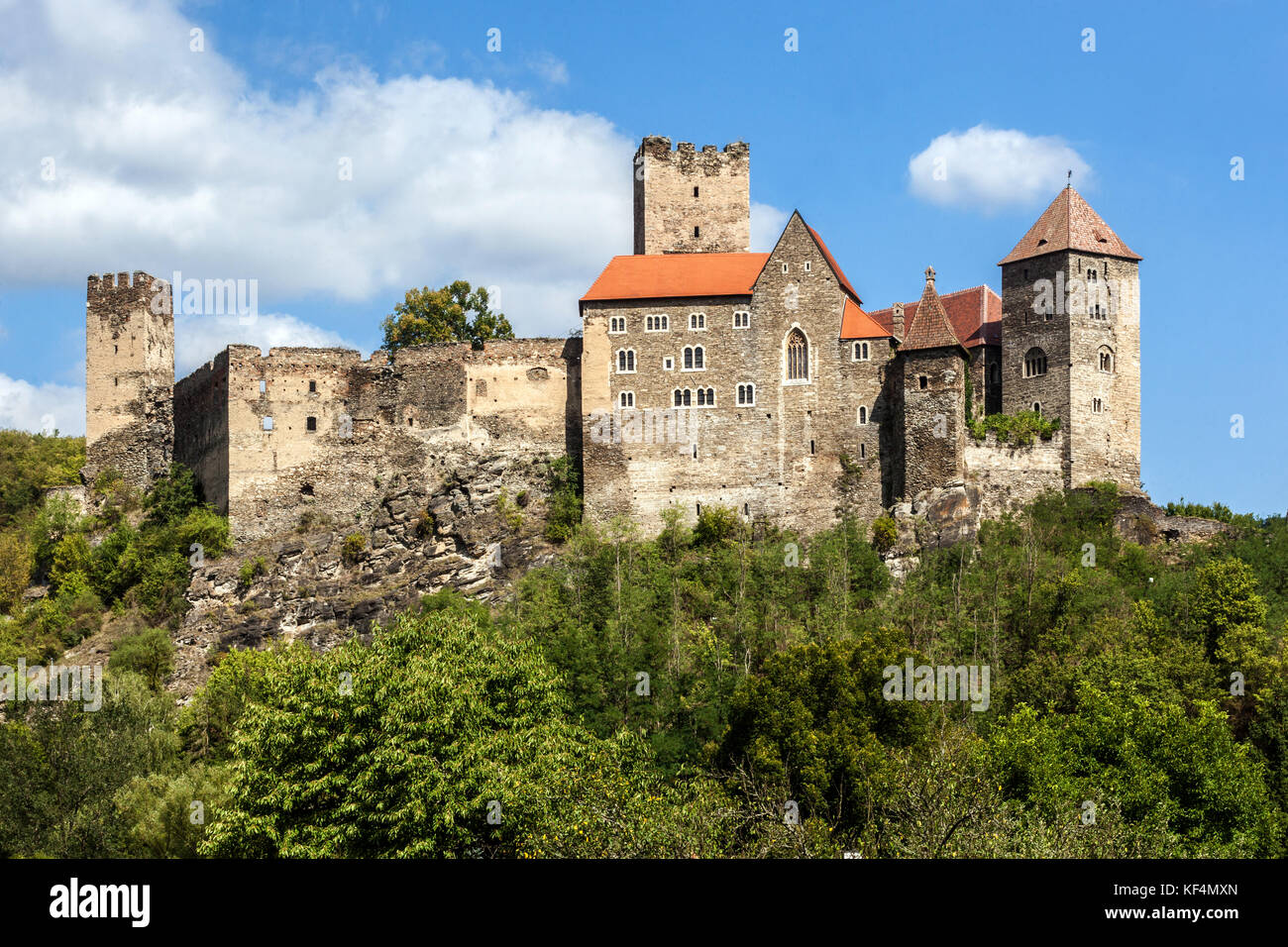 Thayathal, Schloss Hardegg, gotische Architektur, Österreich, Europa Stockfoto