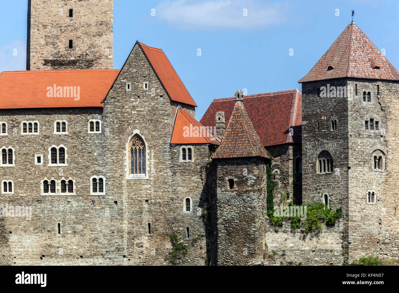 Burg Hardegg, gotische Architektur, Österreich, Europa Stockfoto