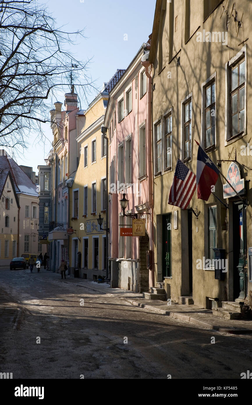 Pikk, All-linn, Tallinn, Estland Stockfoto