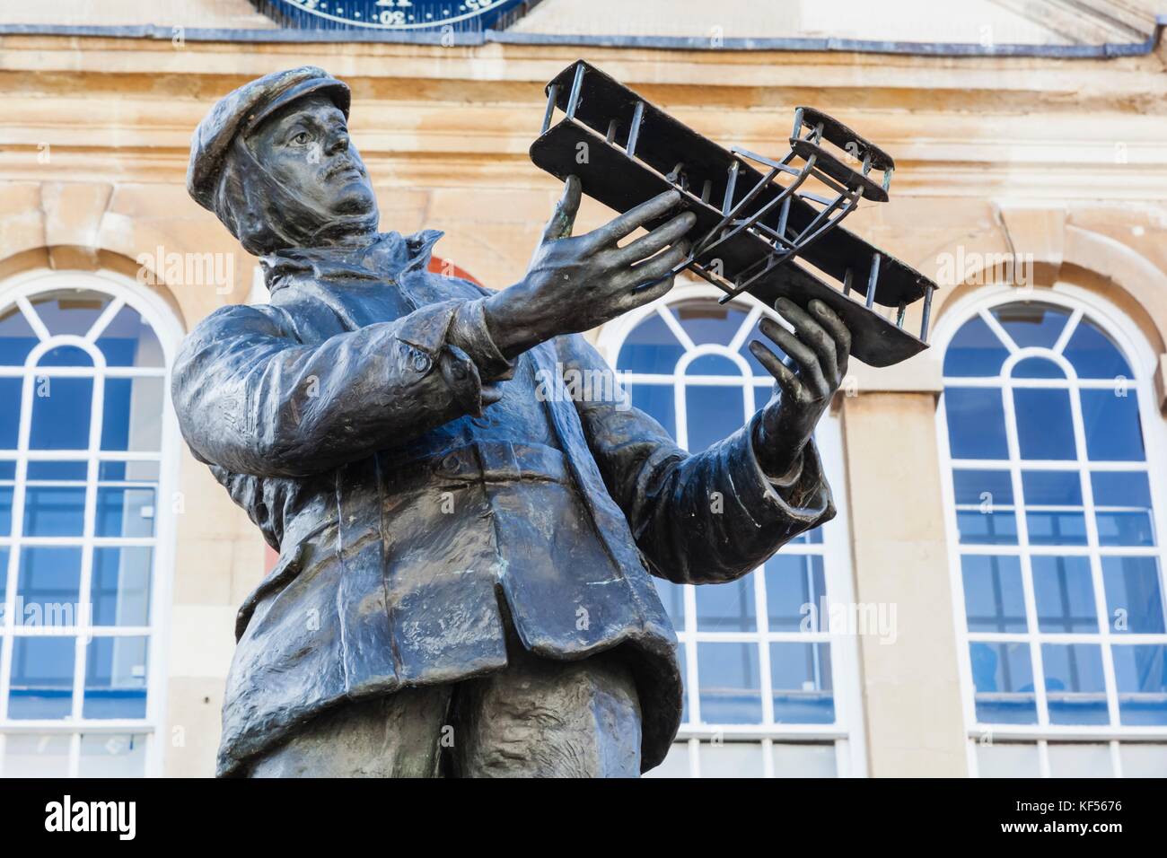 Wales, Monmouthshire, Monmouth, Charles Stewart Rolls-Denkmal Stockfoto