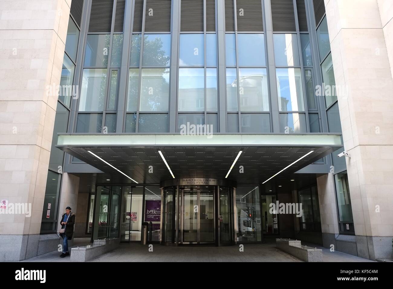 Barts Heart Center das St. Bartholomew’s Hospital (Barts) ist ein führendes, international renommiertes Lehrkrankenhaus in der City of London. Stockfoto