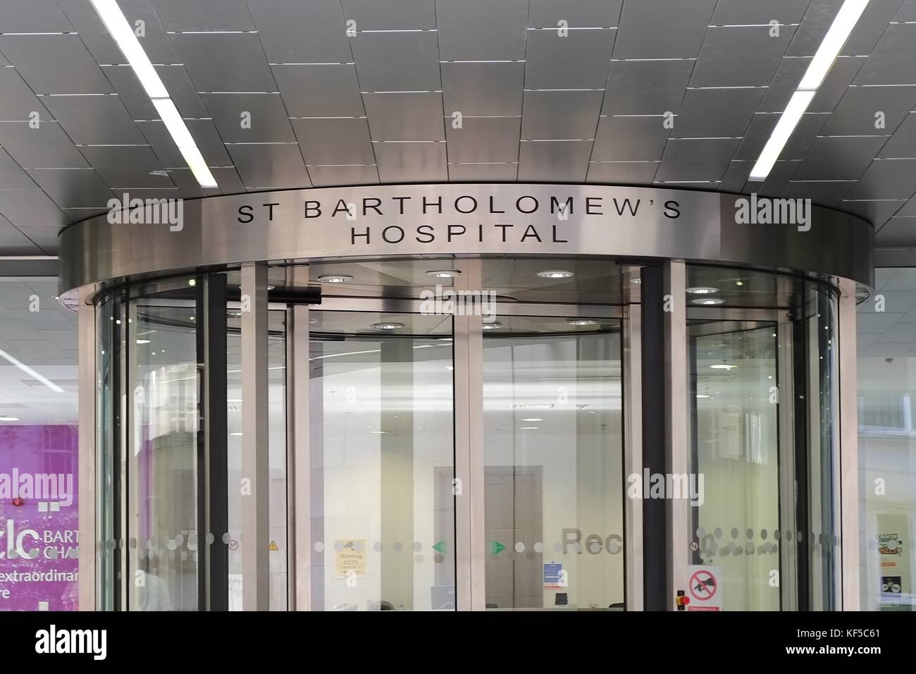 Barts Heart Center das St. Bartholomew’s Hospital (Barts) ist ein führendes, international renommiertes Lehrkrankenhaus in der City of London. Stockfoto