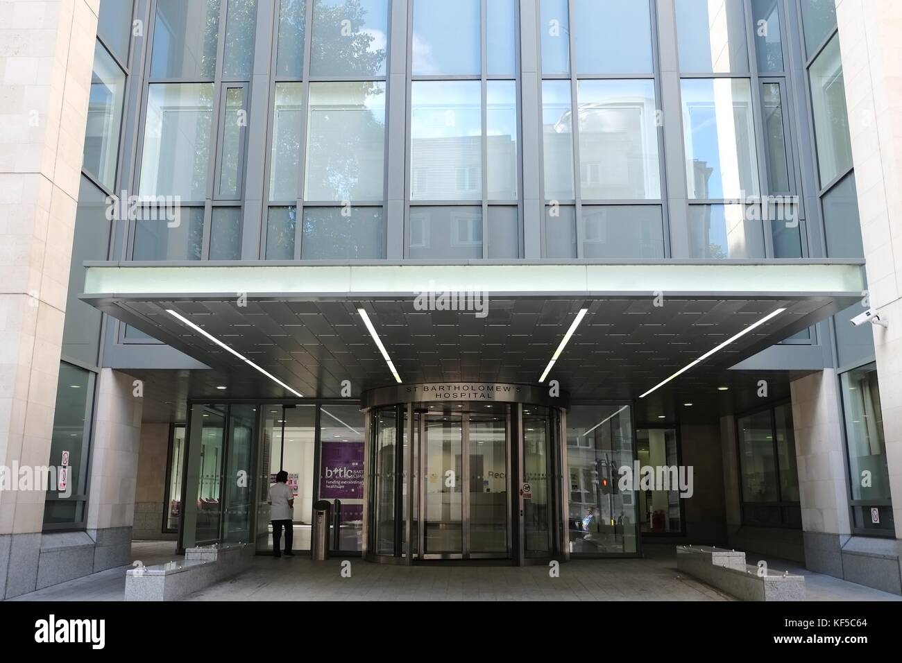 Barts Heart Center das St. Bartholomew’s Hospital (Barts) ist ein führendes, international renommiertes Lehrkrankenhaus in der City of London. Stockfoto