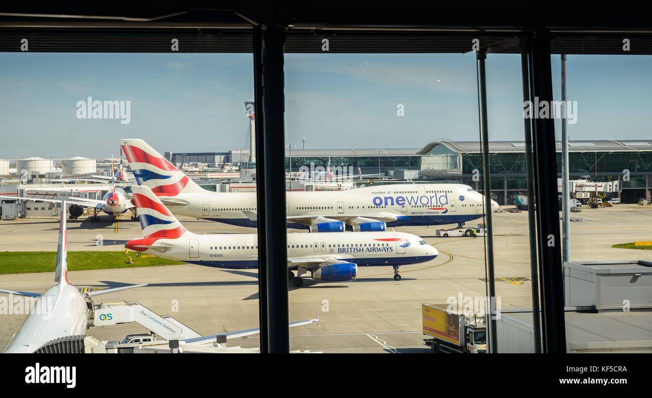 England abfahrt vom flughafen heathrow Fotos und Bildmaterial in