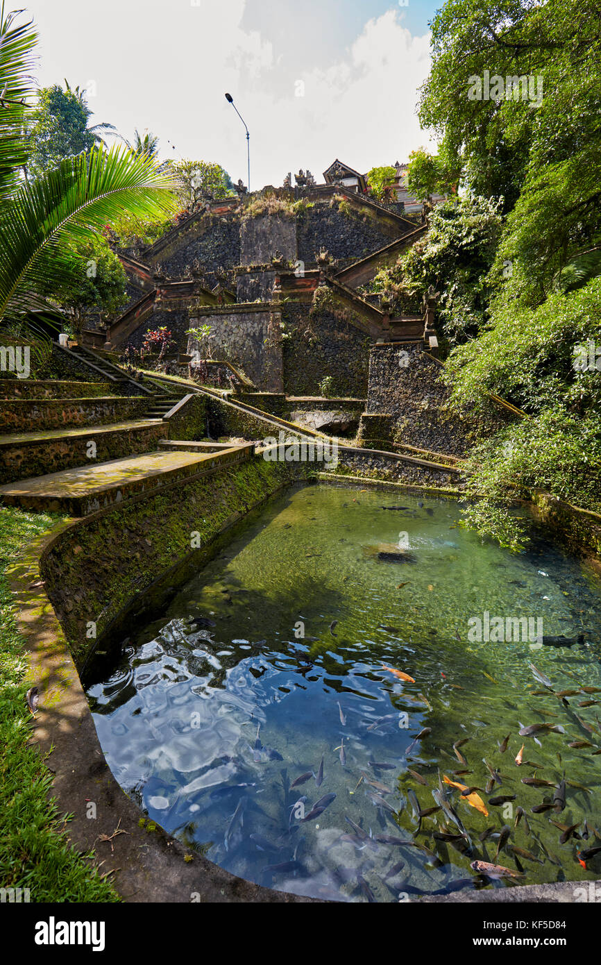 Mengener Tempel. Tampaksiring, Bali, Indonesien. Stockfoto