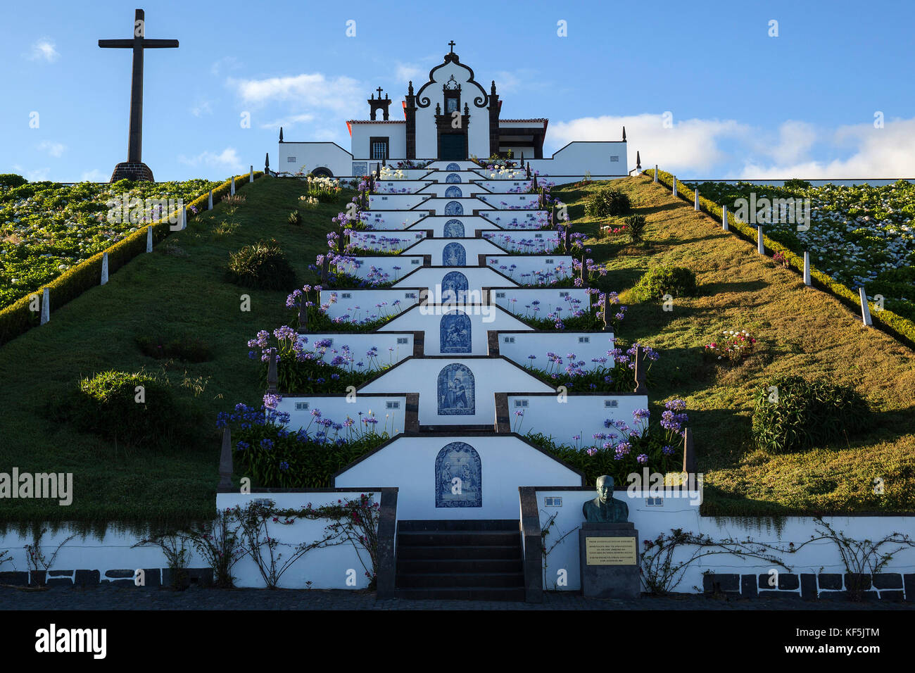 Ermida de Nossa Senhora da Paz, Vila Franca do Campo, Insel Sao Miguel, Azoren, Portugal Stockfoto