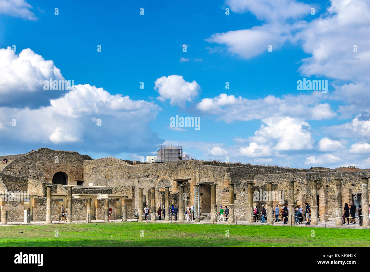 Die Ruinen von Pompeji Italien Stockfoto