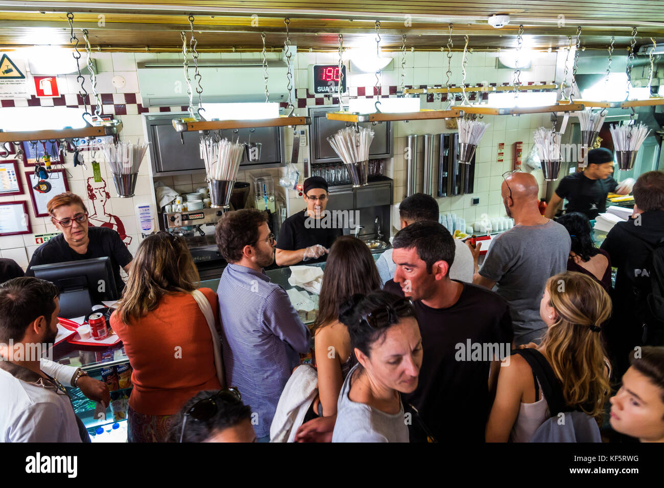 Lissabon Portugal, Belem, historisches Viertel, Rua de Belem, Pao Pao Queijo Queijo, Restaurant Restaurants Essen Essen Essen Essen Essen Essen gehen Café Cafés Bistro, Sandwich sh Stockfoto