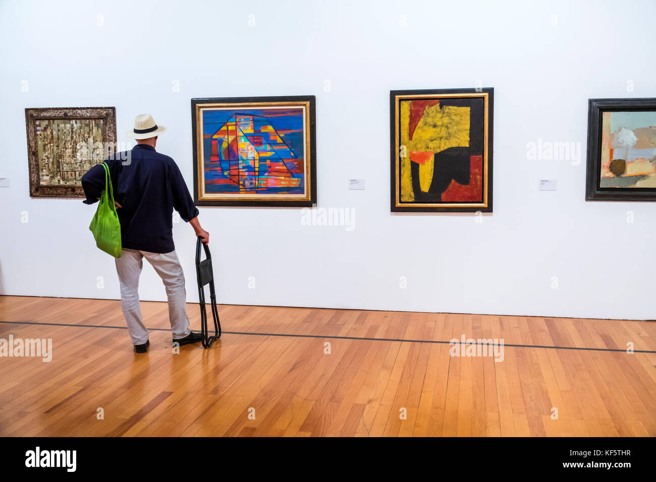 Lissabon Portugal,Belem,Centro Cultural de Belem,Museu Colecao Berardo,Berardo Sammlung,zeitgenössisch,modern,Kunstwerke,Museum,Malerei,Ausstellungsausstellungen Stockfoto