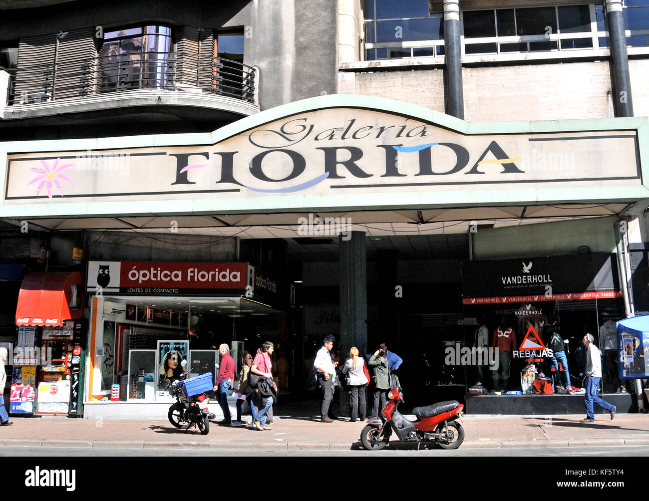 Galeria Florida Montevideo Uruguay Stockfoto