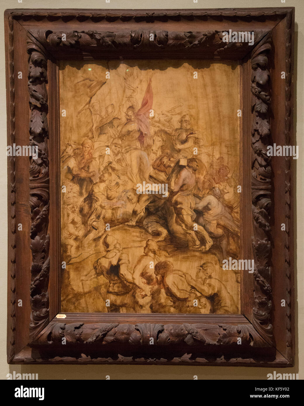 "Der Aufstieg zur Kavallerie" von Peter Paul Rubens Stockfoto