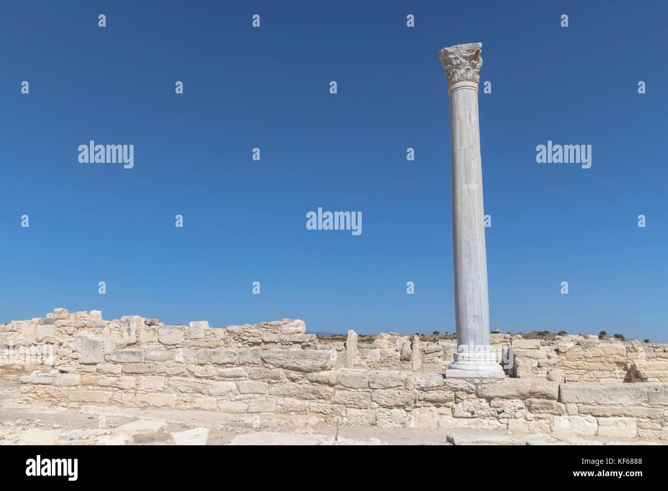 Kourion, antike Stadt, Agora, Limassol, Zypern Stockfoto