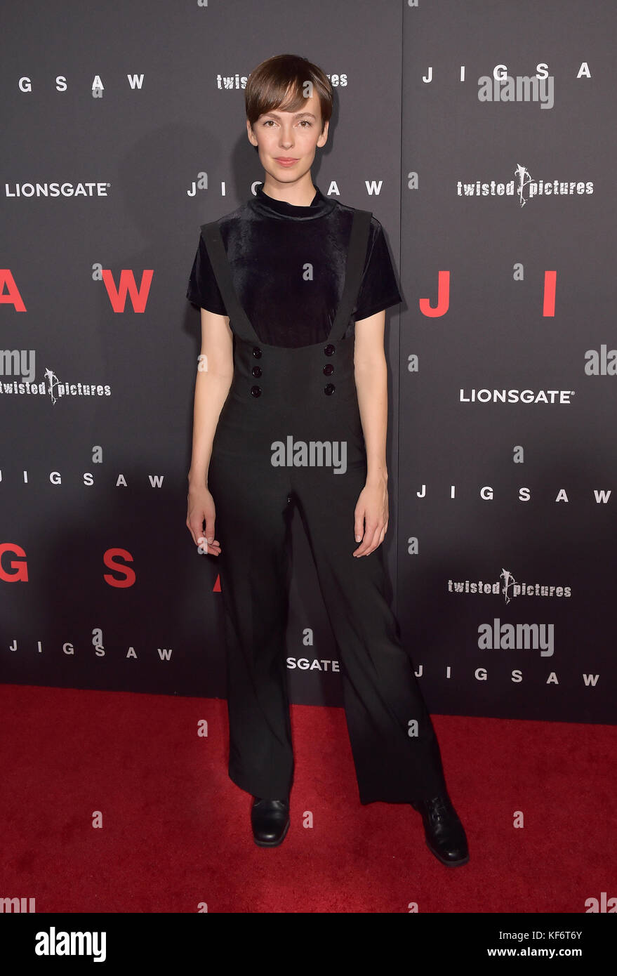 Hollywood, Kalifornien, USA. Okt. 2017. Brittany allen, bei Premiere Von Lionsgates "Jigsaw" In ArcLight Hollywood in Hollywood, Kalifornien am 25. Oktober 2017. Kredit: Faye Sadou/Media Punch/Alamy Live News Stockfoto
