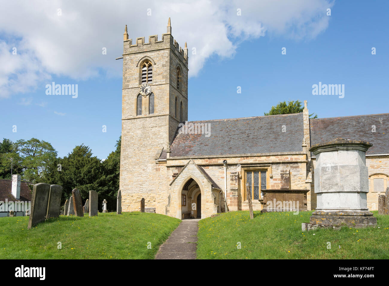 Die Pfarrkirche St. Peter, Church Street, welford-on-Avon, Warwickshire, England, Vereinigtes Königreich Stockfoto