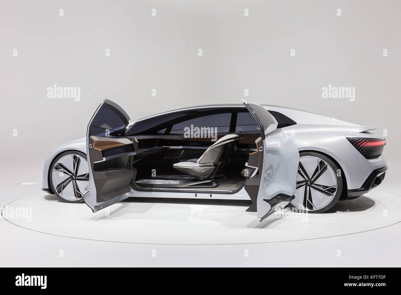 Frankfurt, Deutschland - 20.September 2017: Audi aicon Concept Car auf der Frankfurter Internationalen Automobilausstellung (IAA) 2017 Stockfoto