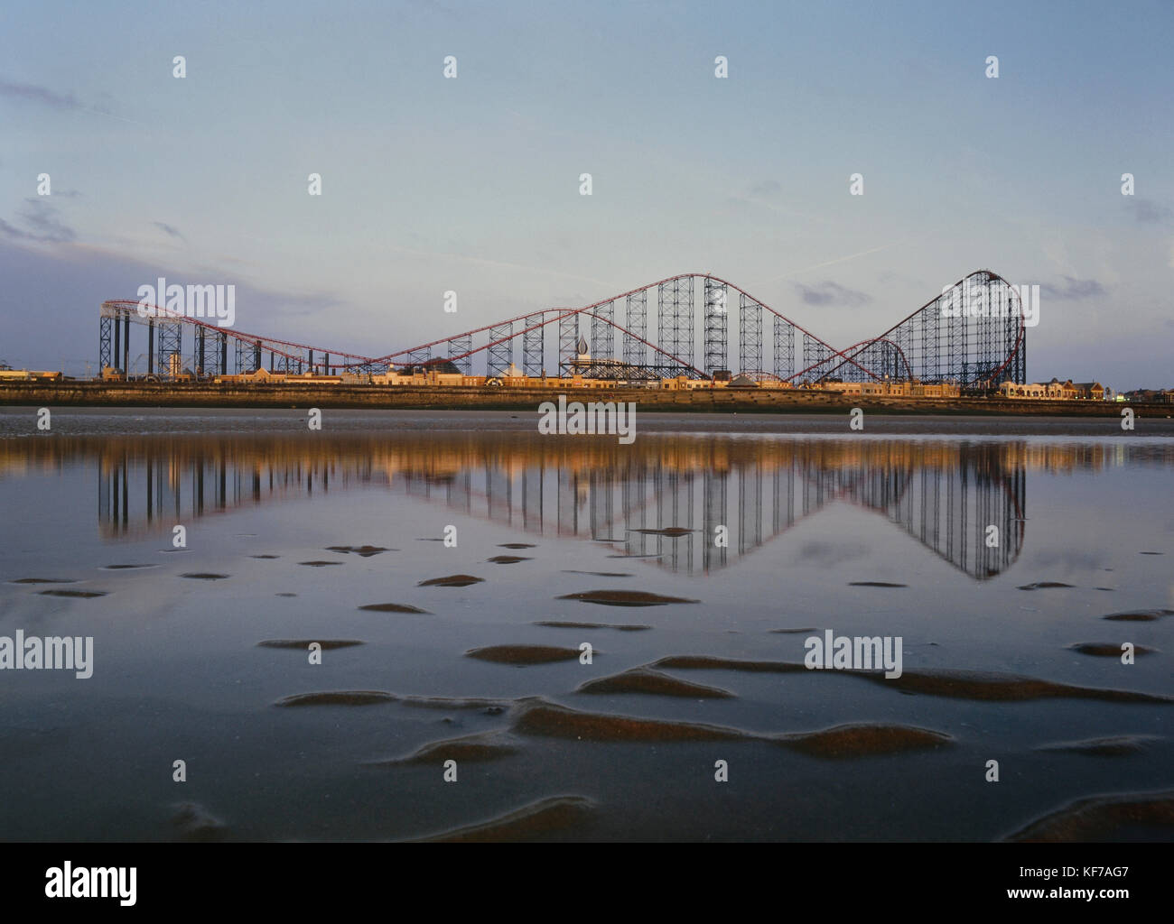 Die große Achterbahn, Blackpool, Lancashire, England, Großbritannien Stockfoto