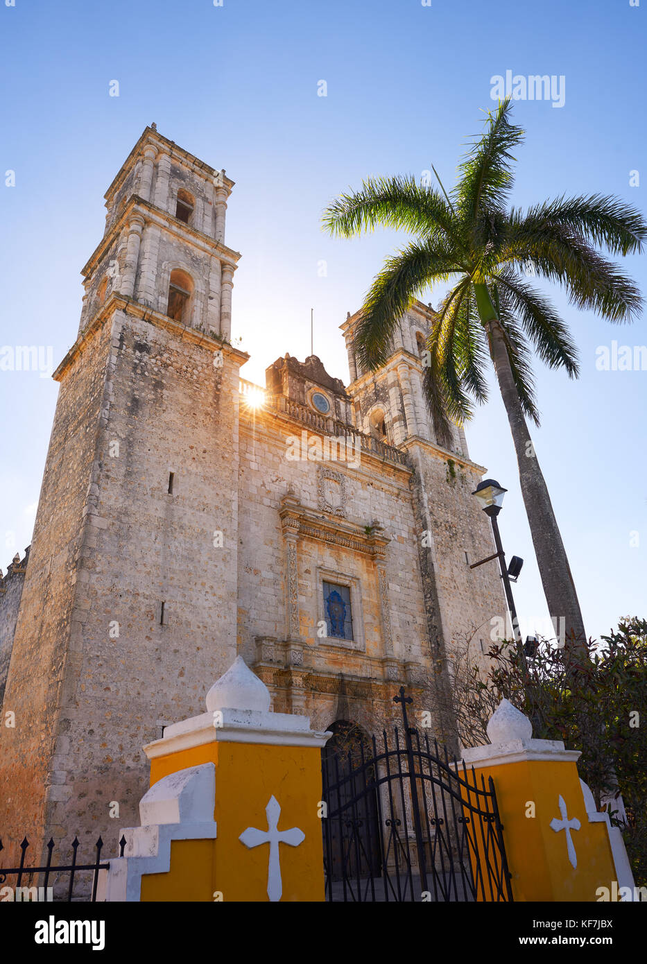 Valladolid San Gervasio Kirche von Yucatan in Mexiko Stockfoto