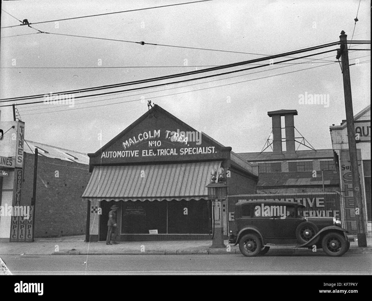 100053 Malcolm T REA automotive Electrical Specialist Ort über das vom Ministerium für Munition für Krieg der Produktion Stockfoto
