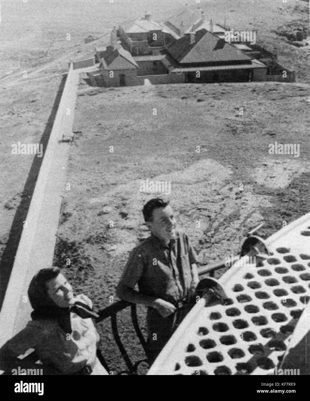 Einsame Insel, die Beryl auf Balkon Br 8. Stockfoto