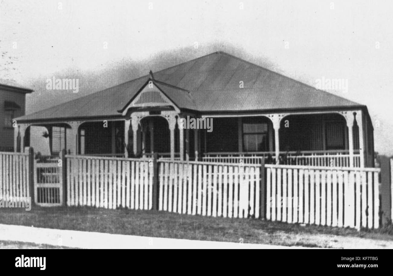 1 123623 Haus mit 162 Kennedy Terrasse, Paddington, Brisbane, 1910 1930 Stockfoto