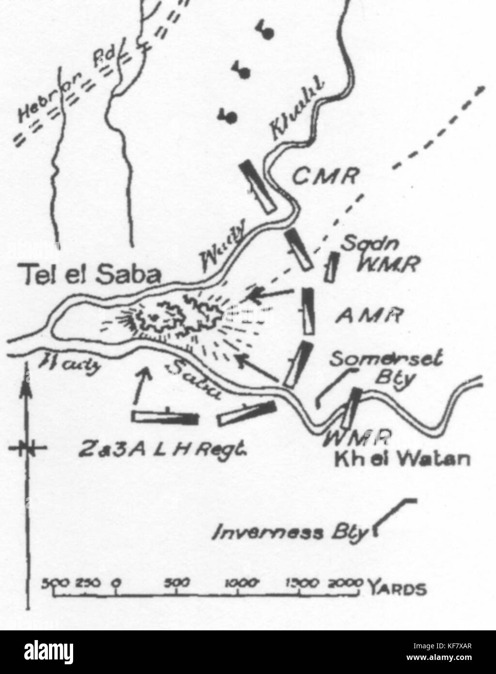 GullettCh 23 s. 390 Tel. elSaba Stockfoto