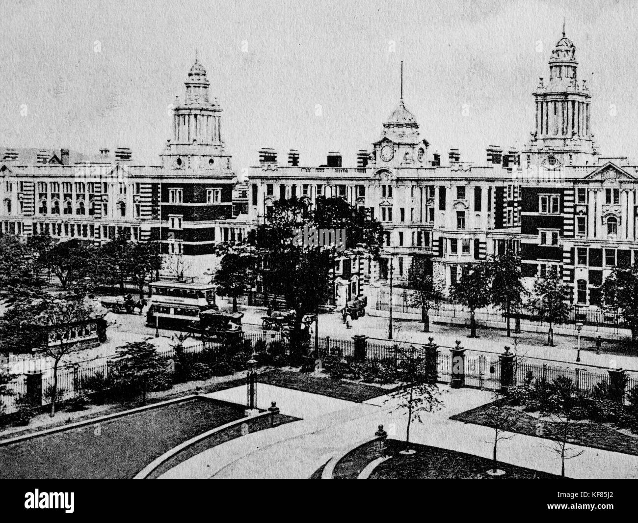 Manchester Royal Infirmary (ca. 1908) Manchester, England, UK. Stockfoto