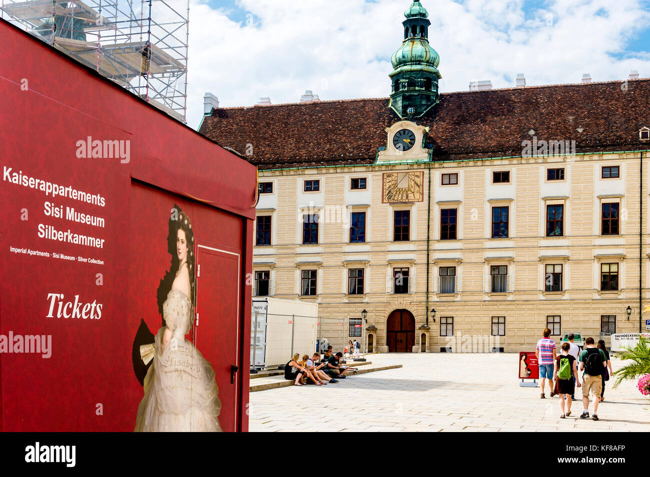 Wien, Hofburg, Österreich; Wien (Österreich), Hofburg, Imperial Palace Stockfoto