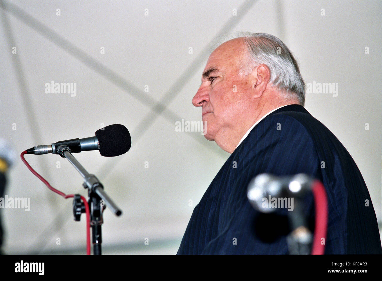 Helmut Kohl, deutscher Politiker, Helmut Kohl (CDU), Bundeskanzler. Bonn, CDU, Christlich Demokratische Union, Bundeskanzler, Bundeskanzler Stockfoto