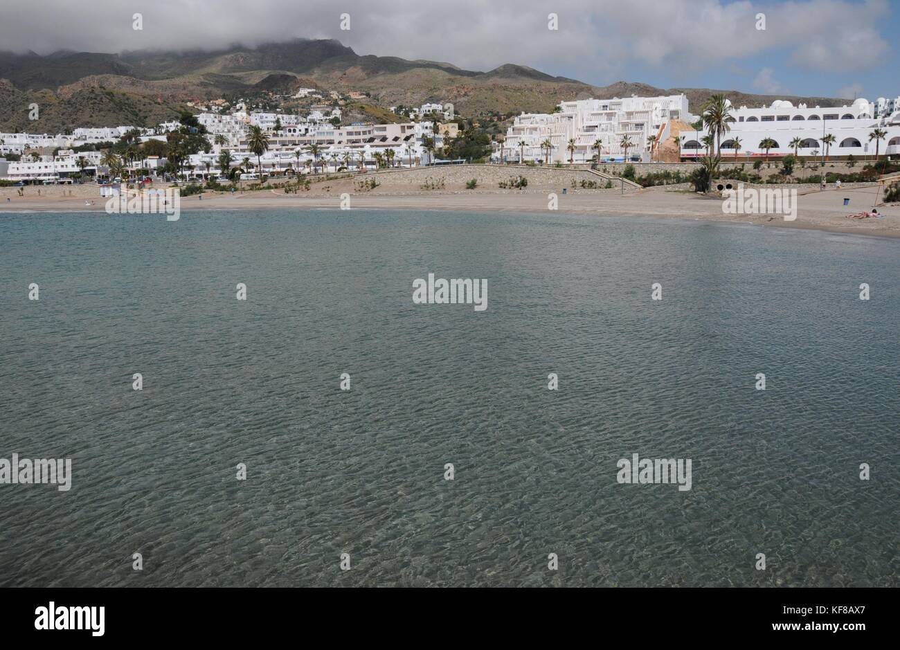Der Strand von Mojacar Playa, Almeria, Spanien Stockfoto