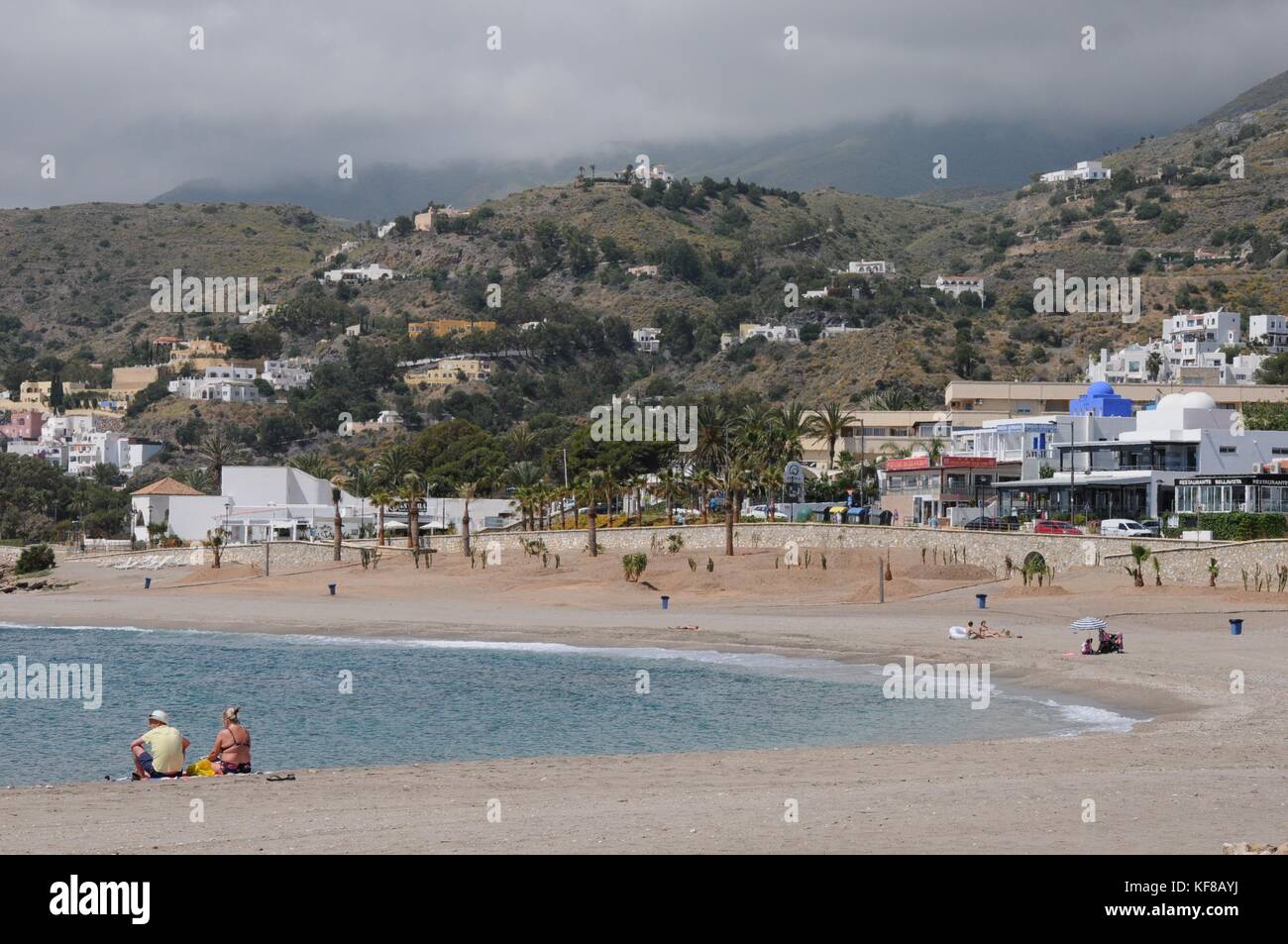 Der Strand von Mojacar Playa, Almeria, Spanien Stockfoto