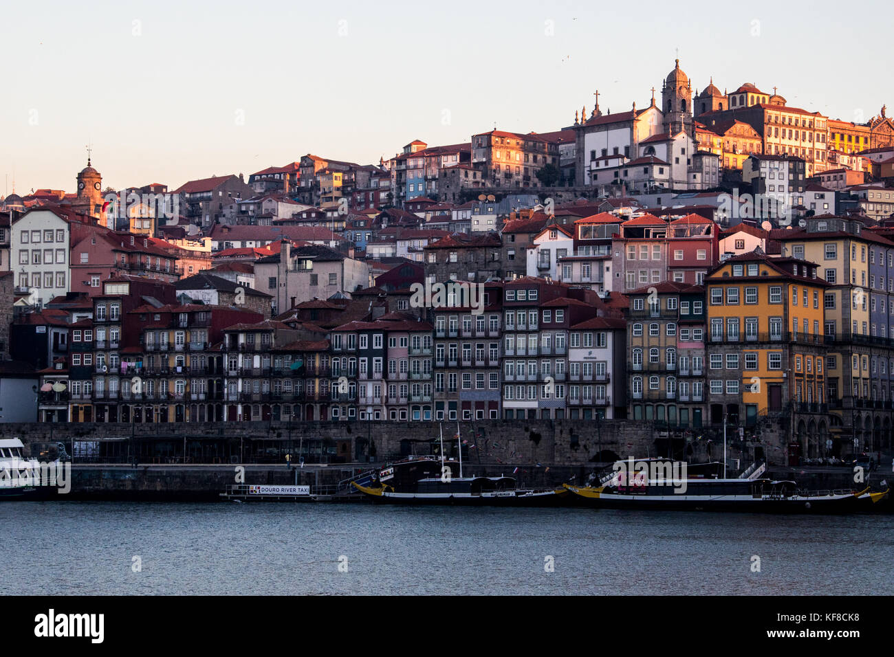 Douro Flussufer, Porto, Portugal Stockfoto