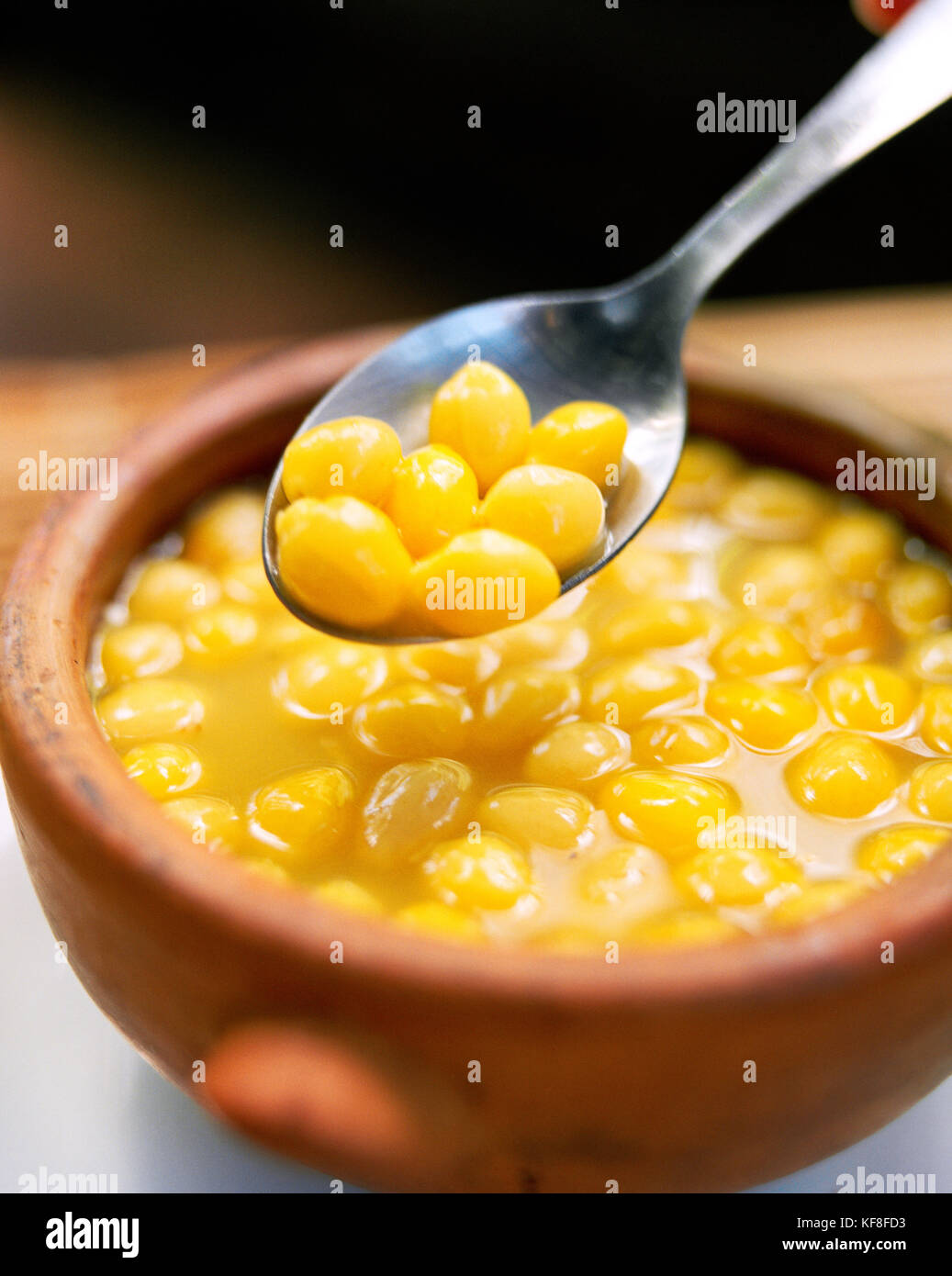 Brasilien, Belem, Südamerika, essen in der Schüssel im Restaurant Stockfoto