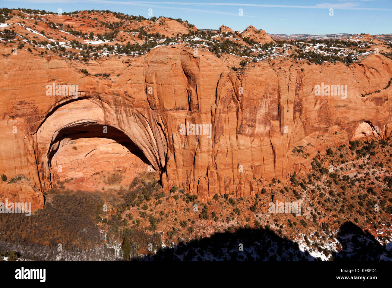 Usa, Utah; betatakin Ruinen; anasazi Cliff dwelling, die 150 Jahre vor der Navajo auf das Land aufgegeben wurde; Navajo National Monument Stockfoto