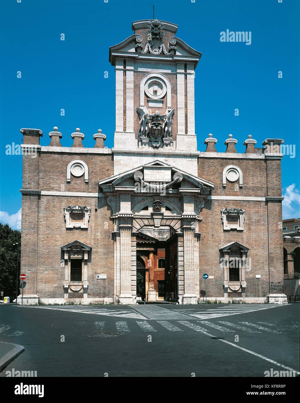 Lazio roma Porta Pia 1561-65 Architekten Michelangelo Buonarroti Stockfoto